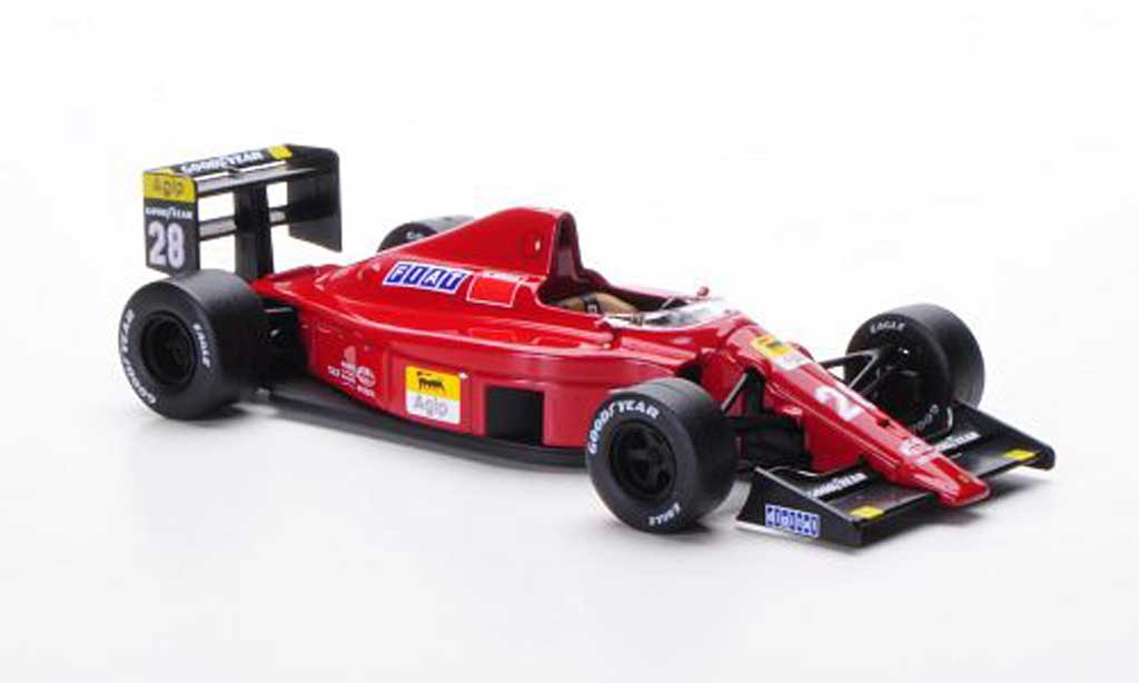 Ferrari F1 1989 1/43 IXO 1989 640 89c No.29 G.Berger GP Portugal 1989 modellino in miniatura