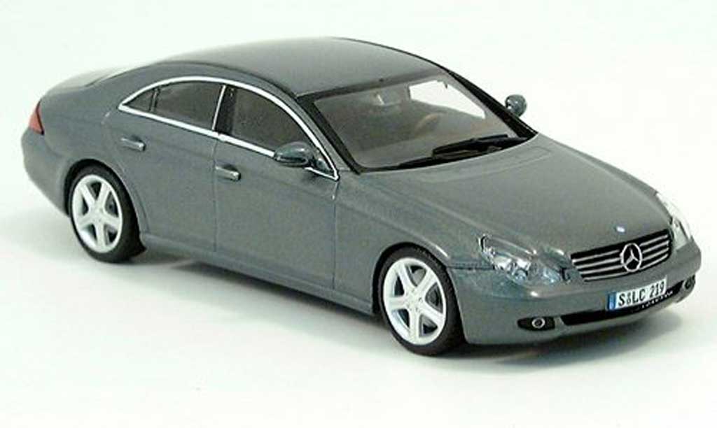 Mercedes Classe CLS 1/43 Minichamps grigiogrun 2004 modellino in miniatura