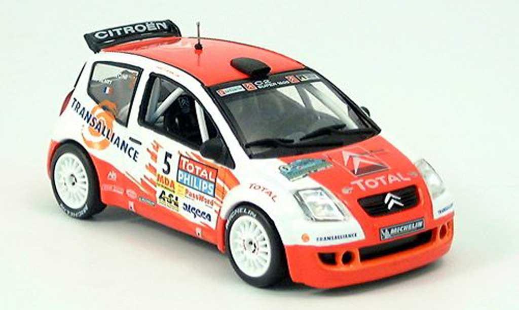 Citroen C2 S1600 1/43 Norev S1600 No.5 Rally de Lyon modellino in miniatura