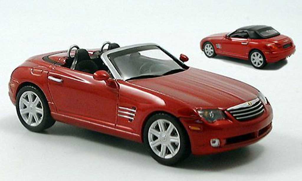 Chrysler Crossfire 1/43 Norev Roadster rosso modellino in miniatura
