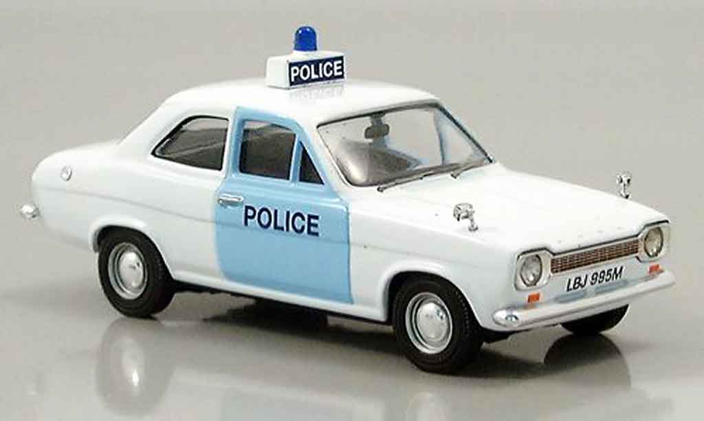 Ford Escort MK1 1/43 Vanguards MK1 police Suffolk modellino in miniatura