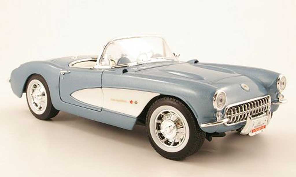 Chevrolet Corvette C1 1/18 Yat Ming C1 blu 1957 modellino in miniatura