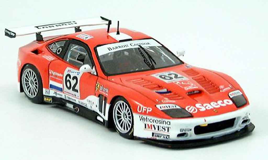 Ferrari 575 GTC 1/43 Red Line GTC no.62 hezemans le mans 2004 modellino in miniatura