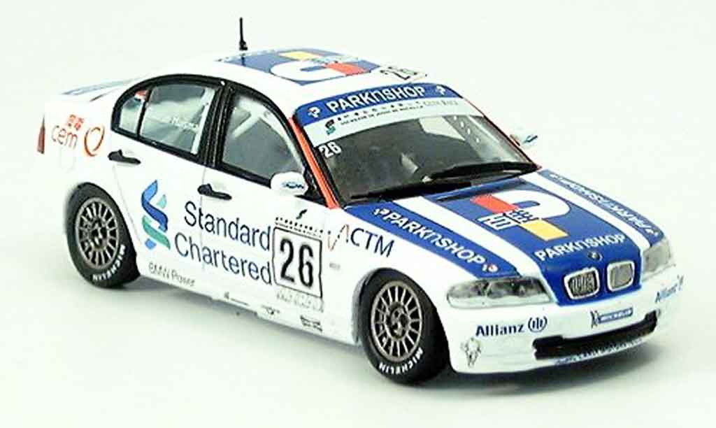 Bmw 320 E46 1/43 Spark E46 i No.26 Sieger Macau Huismann 2002 modellino in miniatura