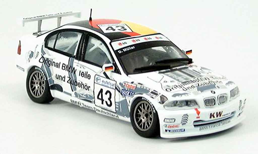 Bmw 320 E46 1/43 Spark E46 i 3er No. 43 Dirk Muller ETCC 2002 modellino in miniatura
