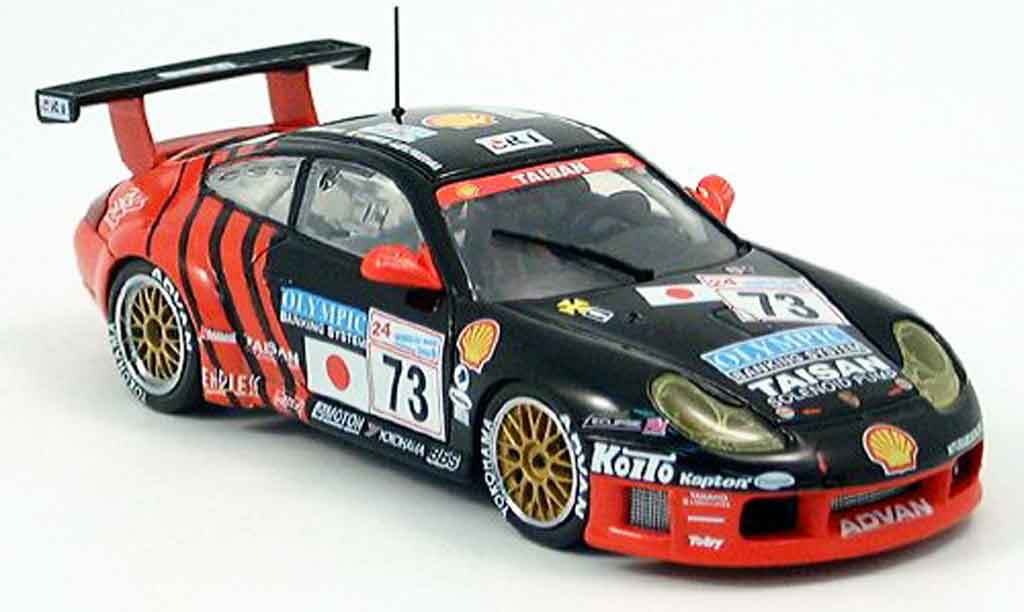 Porsche 996 GT3 1/43 Ebbro GT3 R LM Taysan No. 73 modellino in miniatura