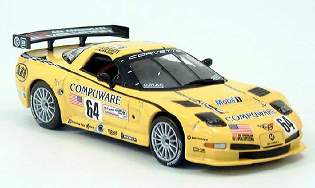 Chevrolet Corvette C5 1/43 IXO C5 CR-5No. 64 Gavin-Beretta-Magnussen LM 2004 modellino in miniatura