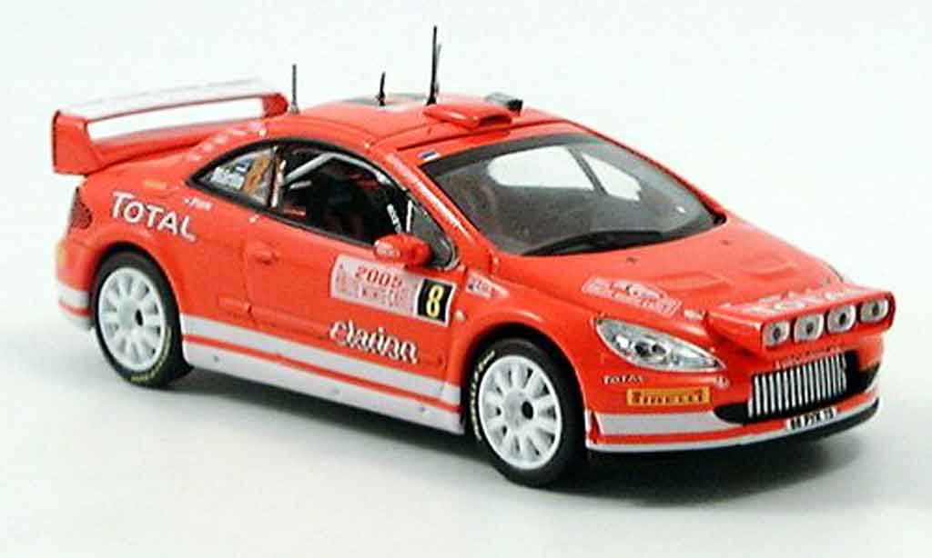 Peugeot 307 WRC 1/43 Norev WRC monte carlo 2005 modellino in miniatura