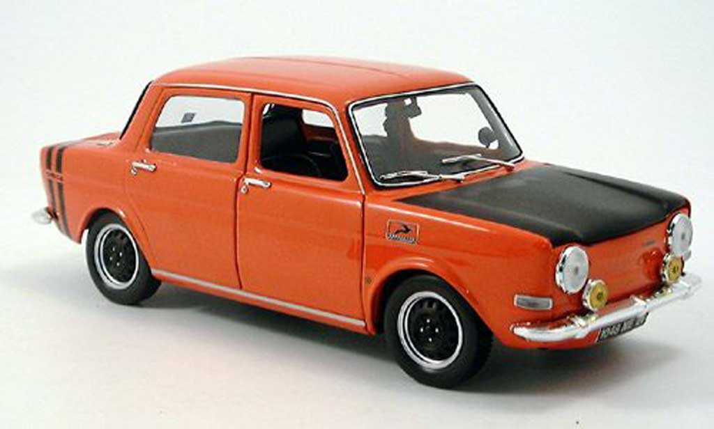 Simca 1000 1/18 Norev rallye 1971 modellino in miniatura