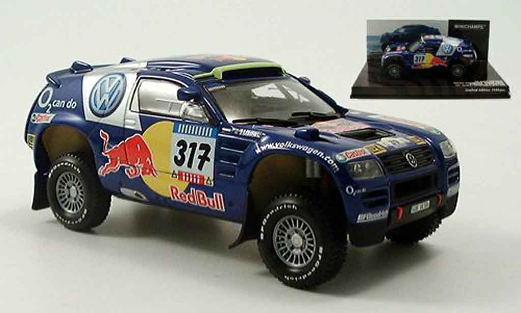 Volkswagen Touareg 1/43 Minichamps rallye dakar gordon zitzewitz 2005 modellino in miniatura