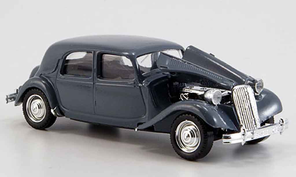 Citroen Traction 15 1/43 Solido 15 cv grigio 1952 modellino in miniatura