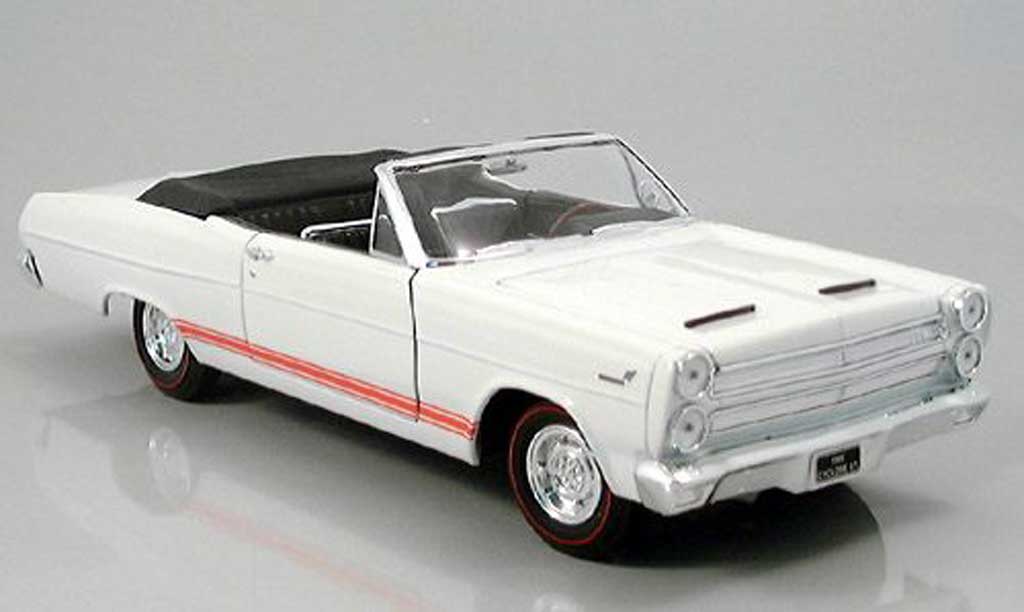 Mercury Cyclone 1/18 Yat Ming gt bianco mit echtem leder 1966 modellino in miniatura