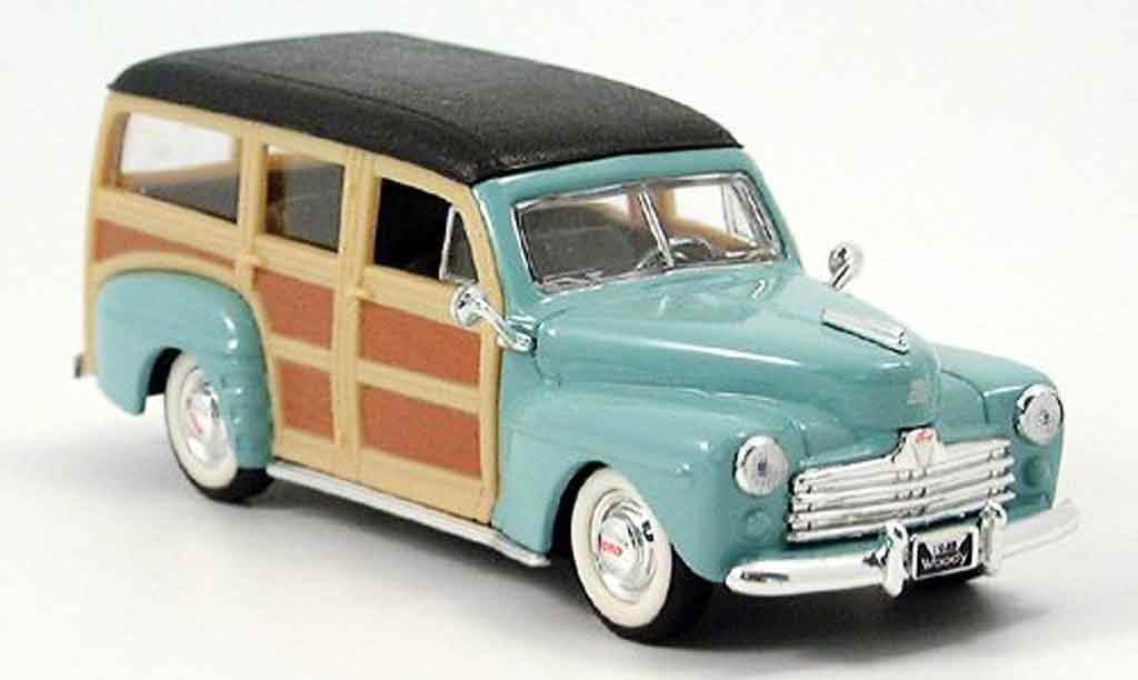 Ford Woody 1/43 Yat Ming grun 1948 modellino in miniatura