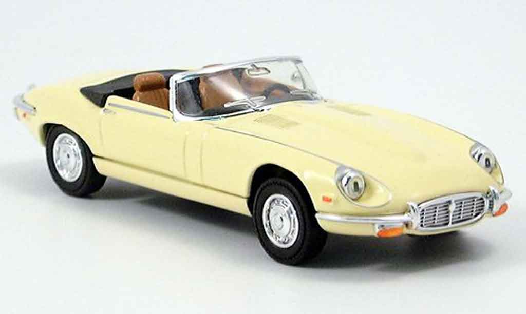 Jaguar E-Type 1971 1/43 Yat Ming 1971 giallo modellino in miniatura