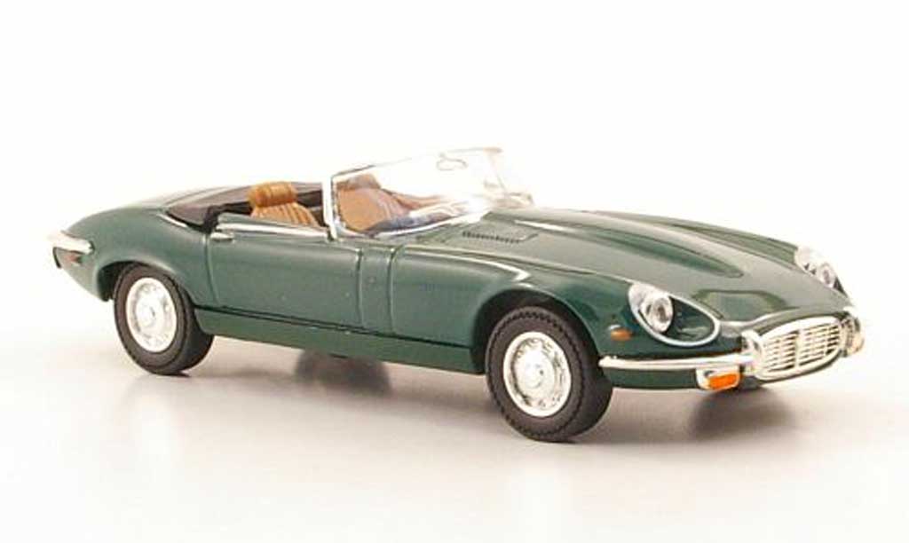 Jaguar E-Type 1971 1/43 Yat Ming 1971 Roadster grun modellino in miniatura