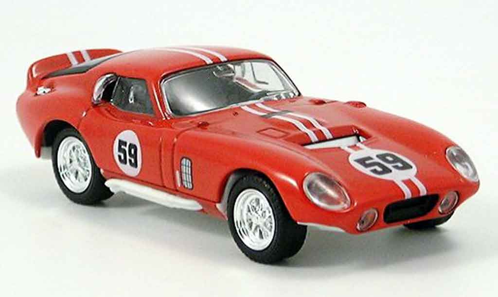 Shelby Cobra Daytona 1/43 Yat Ming Daytona Coupe No.59 rosso 1965 modellino in miniatura