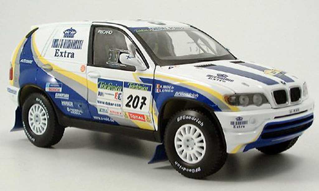 Bmw X5 E53 1/18 Solido E53 Rally Dakar 2004 modellino in miniatura