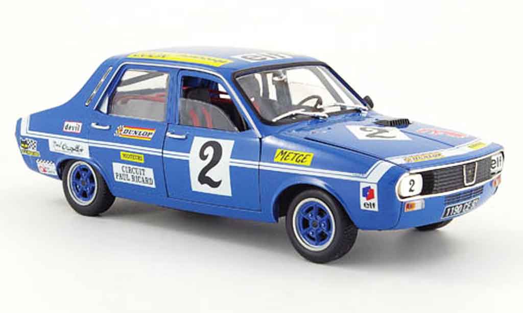Renault 12 Gordini 1/18 Solido Gordini no.2 metge racing modellino in miniatura
