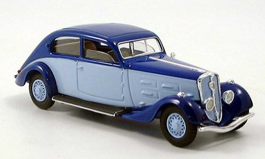 Peugeot 601 1/43 Solido blu/blu 1934 modellino in miniatura