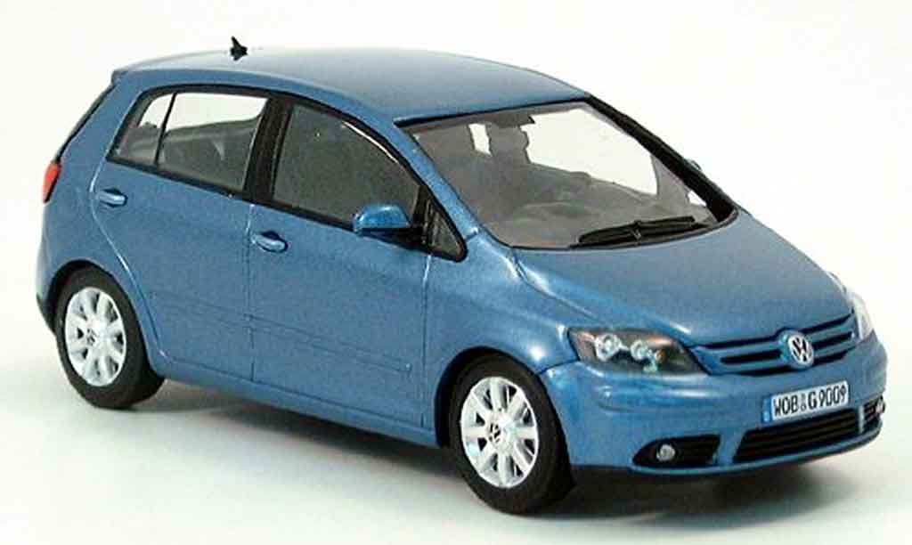 Volkswagen Golf V 1/43 Minichamps V plus blu 2005 modellino in miniatura