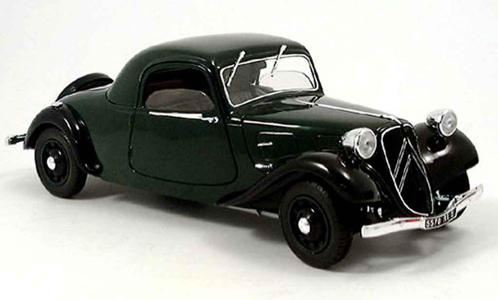 Citroen Traction 15 1/18 Solido 15 cv traction av 11 coupe 1938 modellino in miniatura