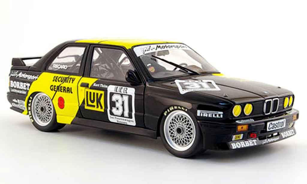 Bmw M3 E30 1/18 Minichamps DTM E30 sieger nurburgring thim 1988 modellino in miniatura