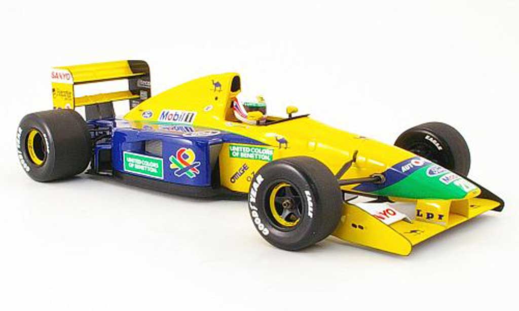Ford F1 1992 1/18 Minichamps 1992 benetton b 191 b m. brundle modellino in miniatura