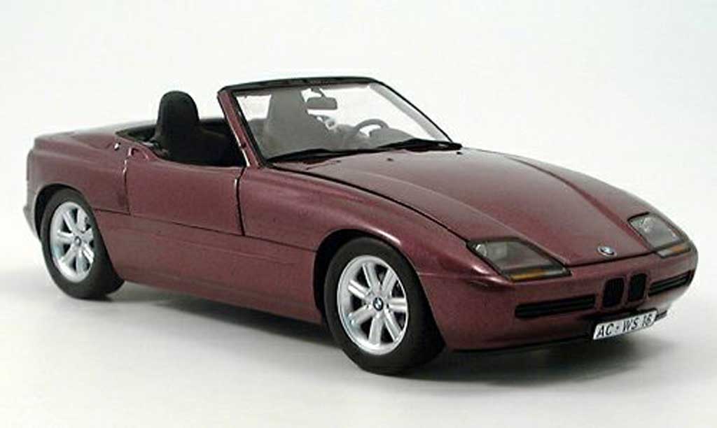 Bmw Z1 1/18 Minichamps lila 1988 modellino in miniatura