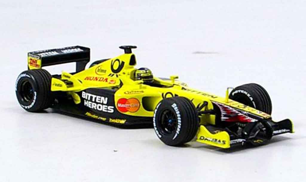Honda F1 1/43 Minichamps Jordan Mugen EJ 11 Frentzen 2001 modellino in miniatura