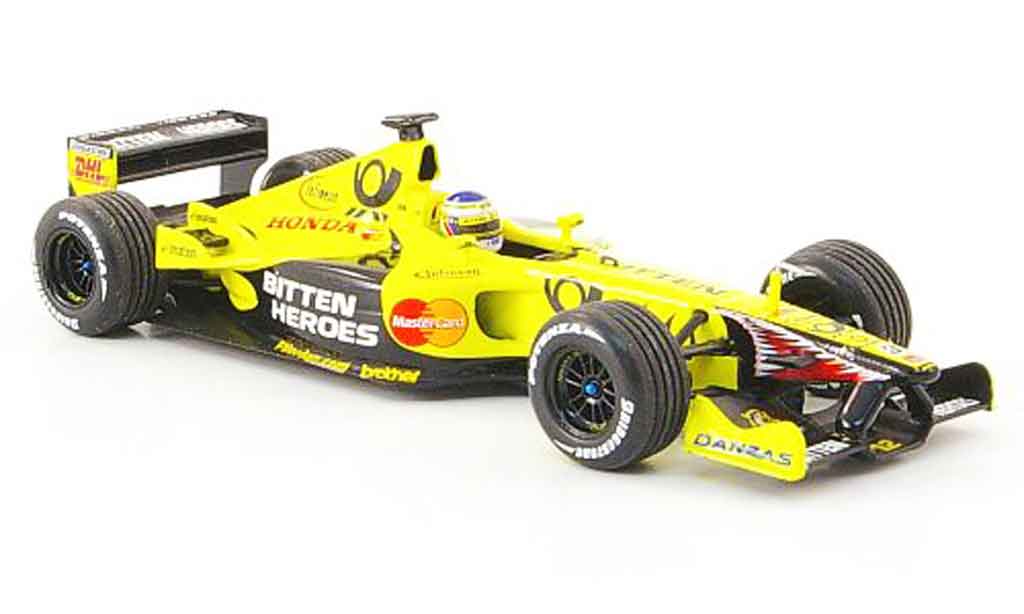 Honda F1 1/43 Minichamps Jordan Mugen EJ 11 Trulli 2001 modellino in miniatura