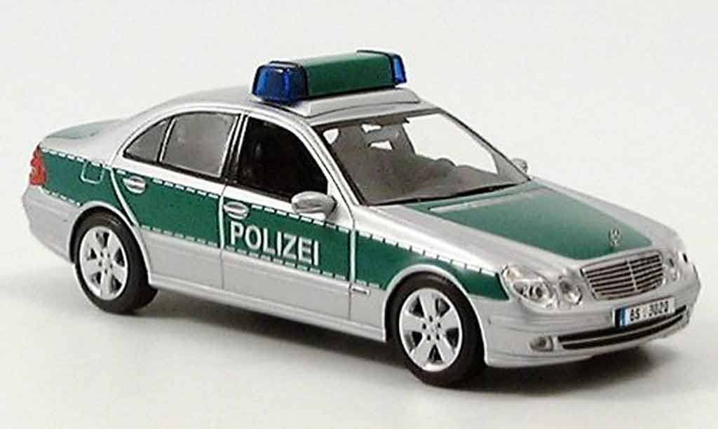 Mercedes Classe E 1/43 Minichamps police 2004 modellino in miniatura