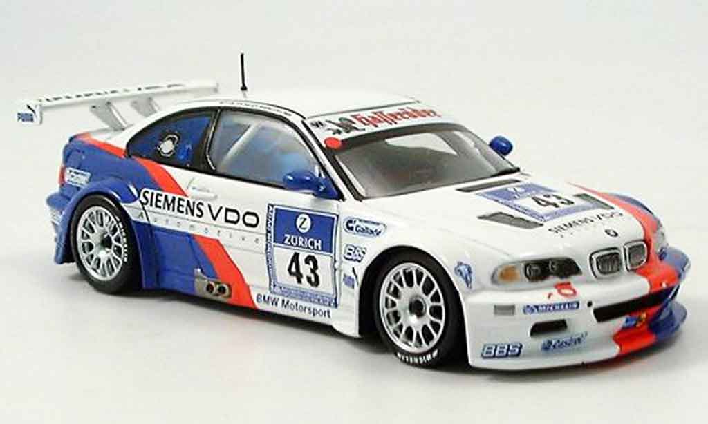 Bmw M3 E46 1/43 Minichamps GTR E46 2ter Nurburgring Lamy Said Huisman Stuck 2004 modellino in miniatura