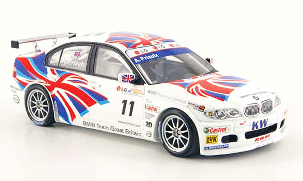 Bmw 320 E46 1/43 Minichamps E46 i ETCC Sieger Priaulx 2004 modellino in miniatura