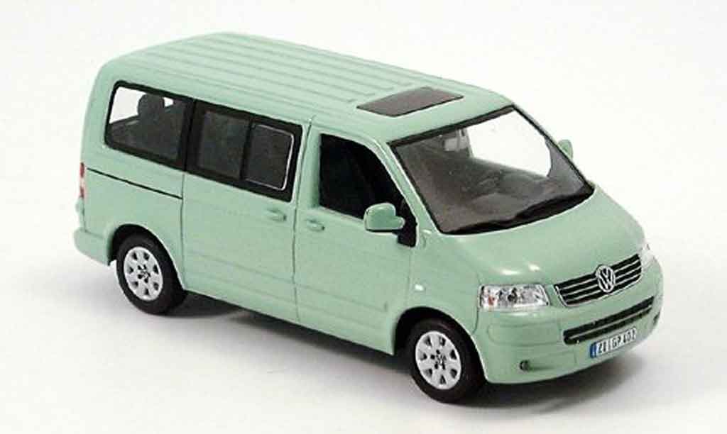 Volkswagen Combi 1/43 Minichamps t5 multivan grun 2003 modellino in miniatura