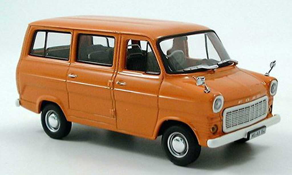 Ford Transit 1/43 Minichamps Bus orange 1971 modellino in miniatura