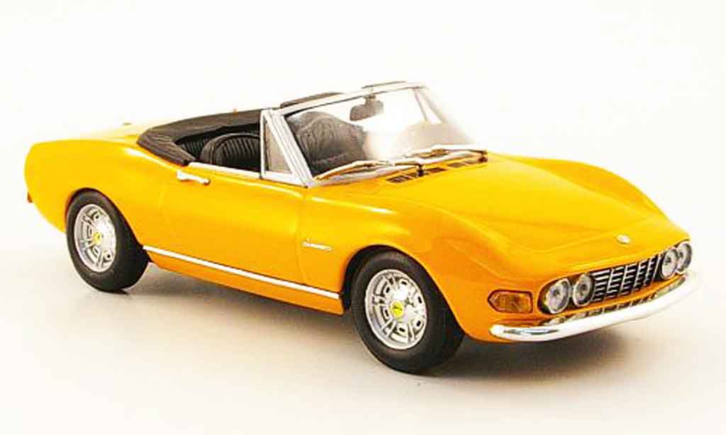Fiat Dino 1/43 Minichamps Spider giallo 1972 modellino in miniatura