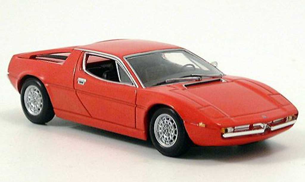 Maserati Merak 1/43 Minichamps rosso 1974 modellino in miniatura