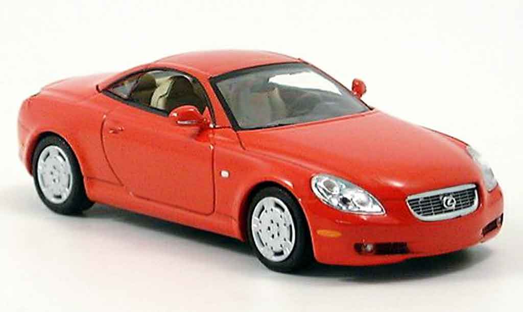 Lexus SC 430 1/43 Minichamps 430 Cabriolet rosso 2001 modellino in miniatura