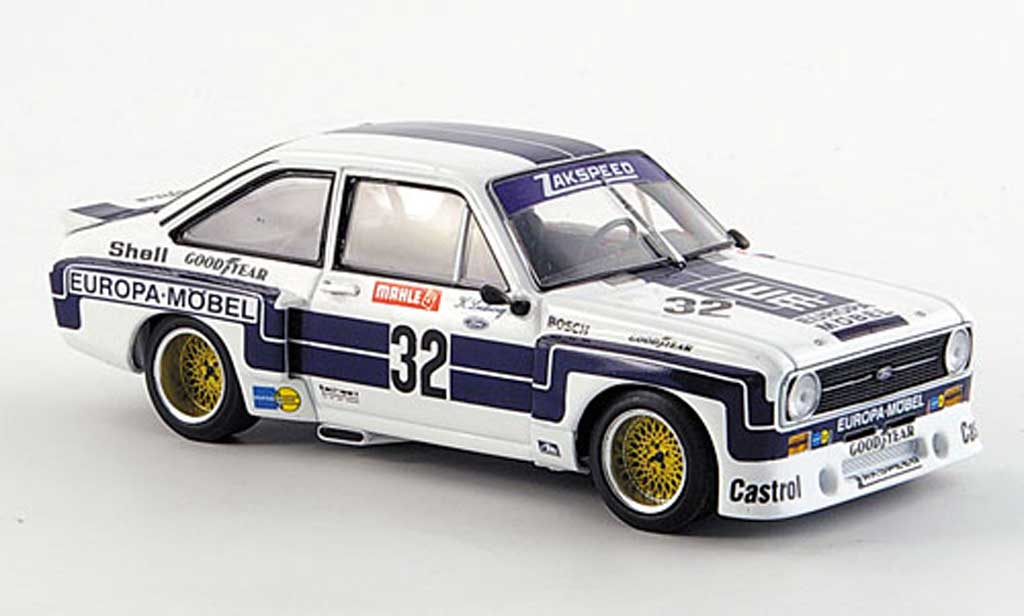 Ford Escort RS 1800 1/43 Minichamps RS 1800 II No.32 Team Zakspeed K.Ludwig DRM Supersprint Nurburgring 1976 modellino in miniatura