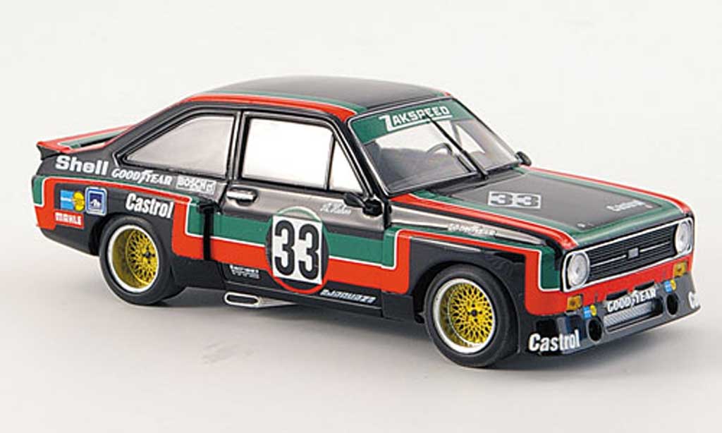 Ford Escort RS 1800 1/43 Minichamps RS 1800 No.33 Castrol Team Zakspeed A.Hahne DRM Supersprint Nurburgring 1976 modellino in miniatura