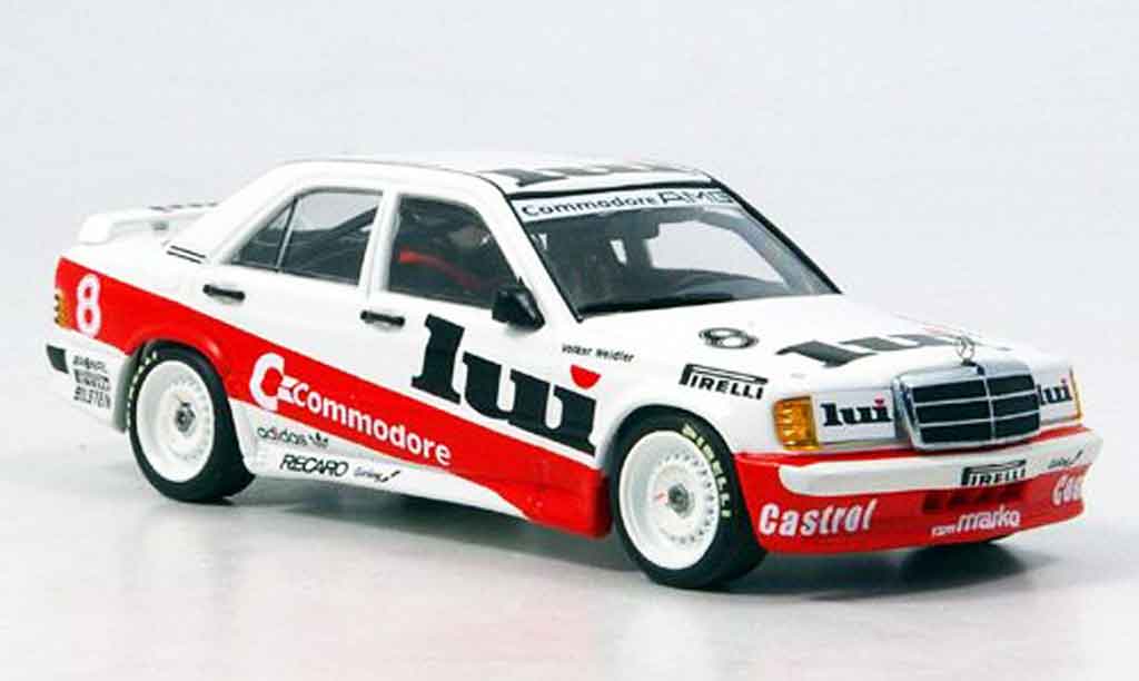 Mercedes 190 E 1/43 Minichamps E DTM Commodore Weidler 1986 modellino in miniatura