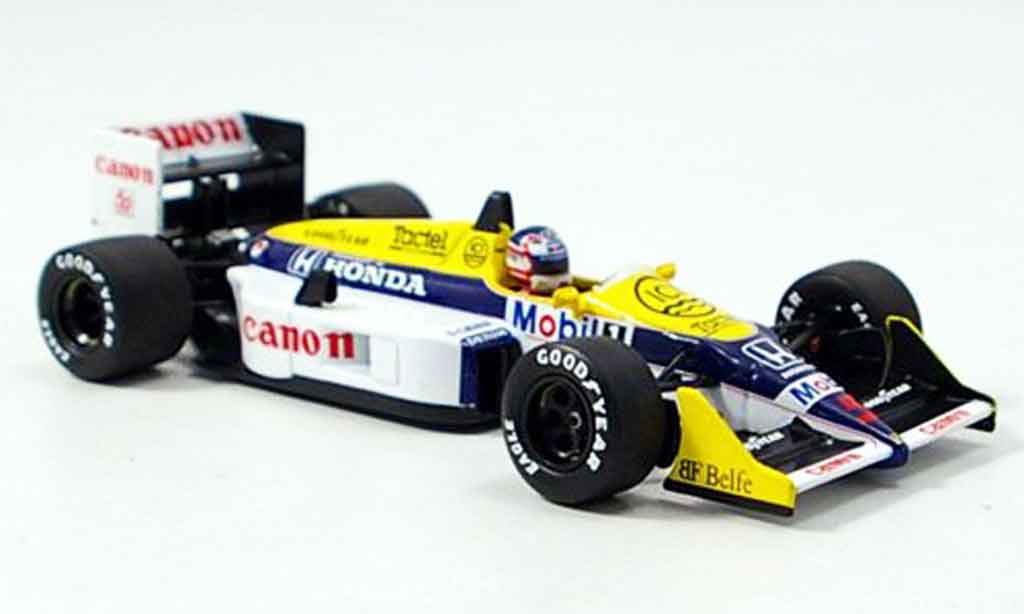 Honda F1 1/43 Minichamps Williams FW 11 B N. Mansell 1987 modellino in miniatura