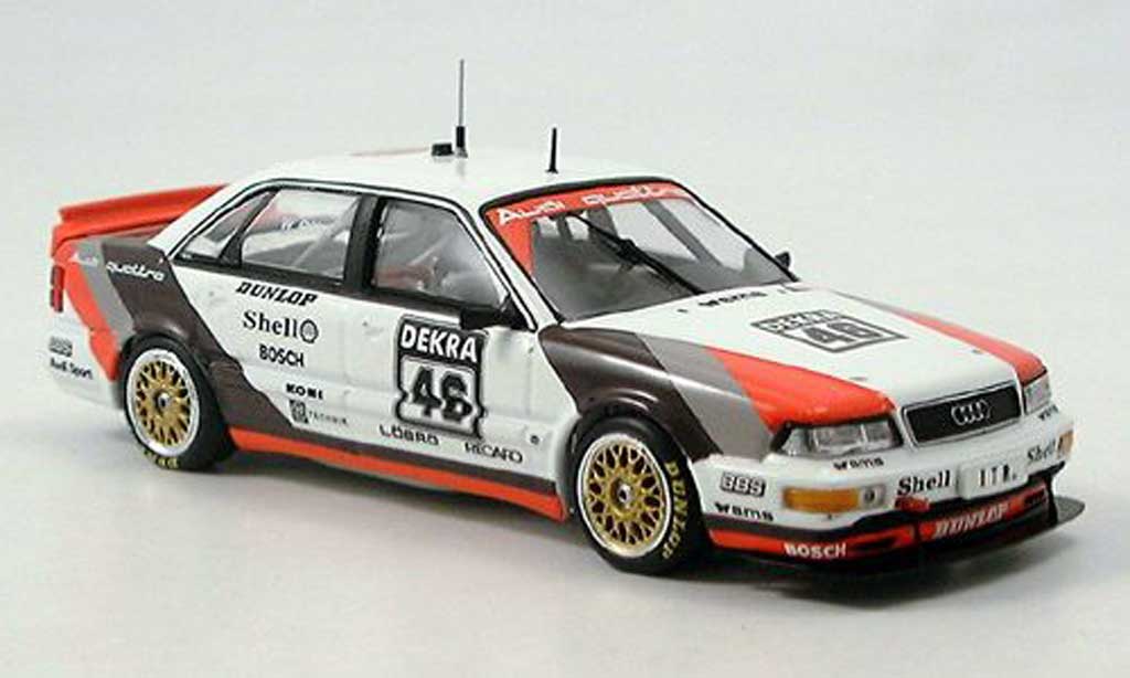 Audi V8 Quattro 1/43 Minichamps Quattro No.46 W.Roehrl Team SMS Motorsport DTM-Saison 1991 modellino in miniatura