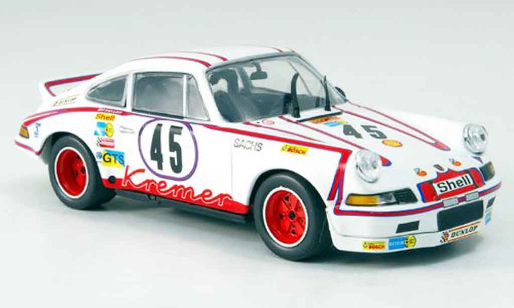 Porsche 911 RSR 1/43 Minichamps RSR Carrera Sieger LeMans Kremer Schickentan 1973 modellino in miniatura