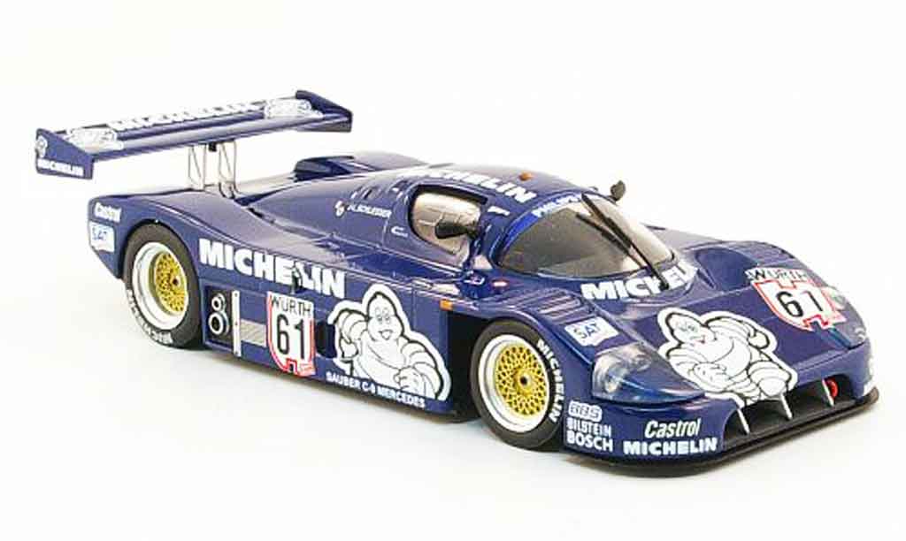Mercedes C9 1/43 Minichamps Sauber No.61 Michelin Supercup 1987 modellino in miniatura