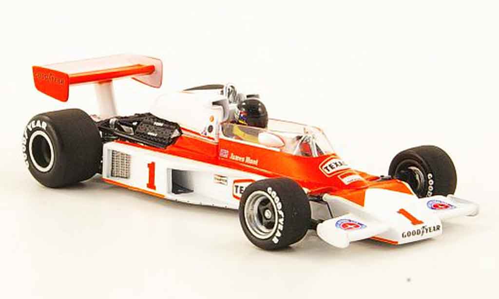 McLaren M23 1/43 Minichamps Ford No.1 Texaco J.Hunt USA GP West 1977 modellino in miniatura