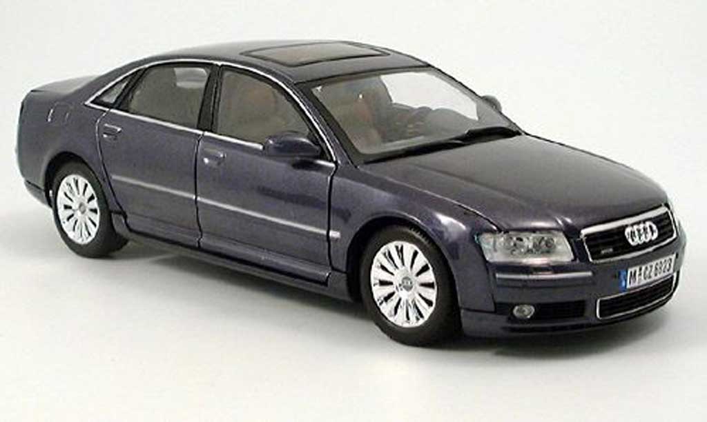 Audi A8 1/18 Motormax anthrazit modellino in miniatura