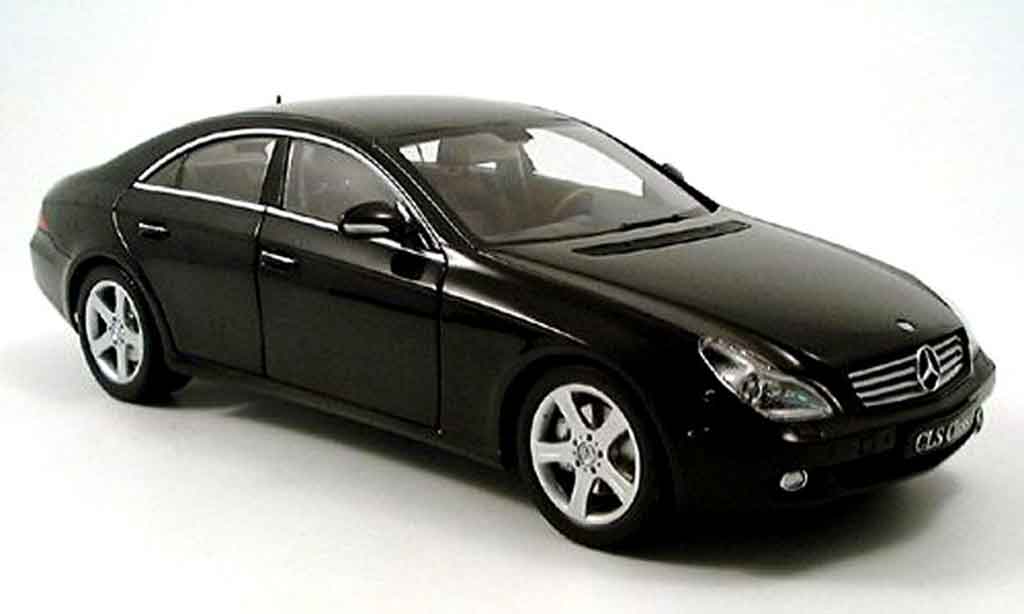 Mercedes Classe CLS 1/18 Kyosho nero 2004 modellino in miniatura