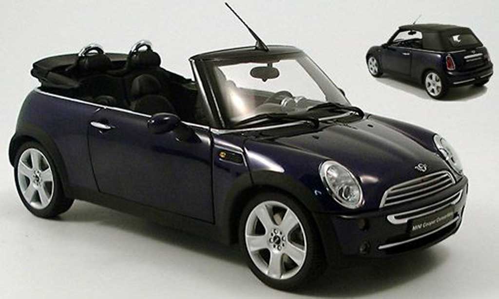 Mini Cabriolet 1/18 Kyosho purple modellino in miniatura