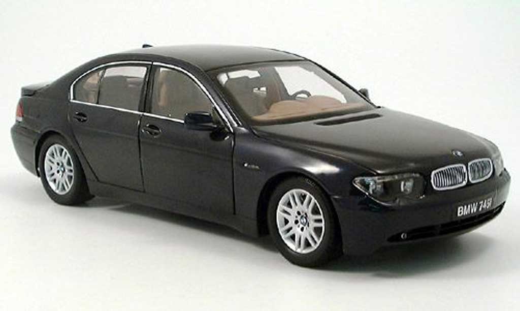 Bmw 745 E65 1/18 Kyosho E65 i nero modellino in miniatura